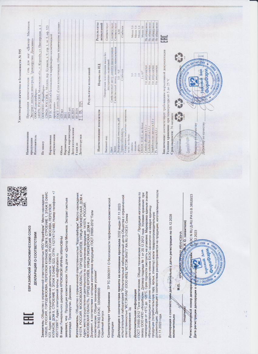 Паспорт №052025
